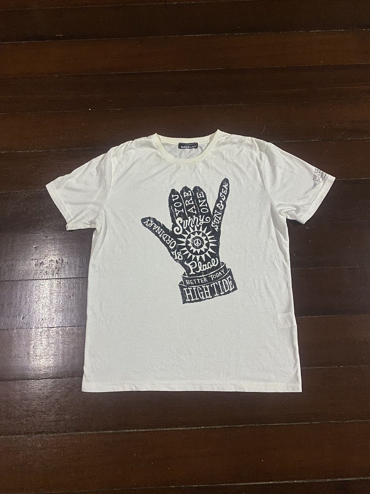 Beams Plus × Japanese Brand Rare Beams heart sunny place peaceful japanes brand Tee Size US M / EU 48-50 / 2 - 2 Thumbnail