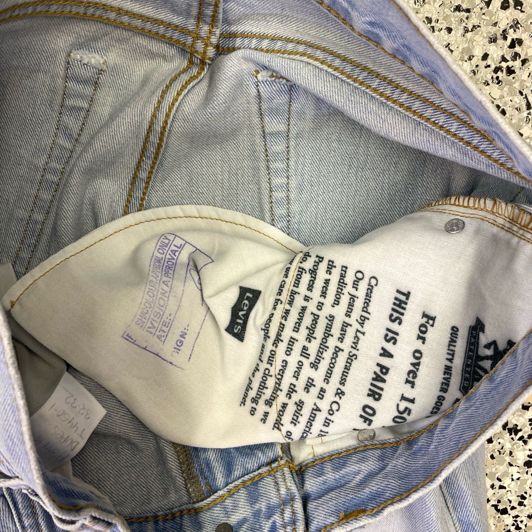Levi's SAMPLE Levi's Jeans Blue Denim Pants Lightwash 32x32 Levi's 502 Regular Jeans Mens 32 Blue 90s City Classic Denim Size US 32 / EU 48 - 4 Thumbnail