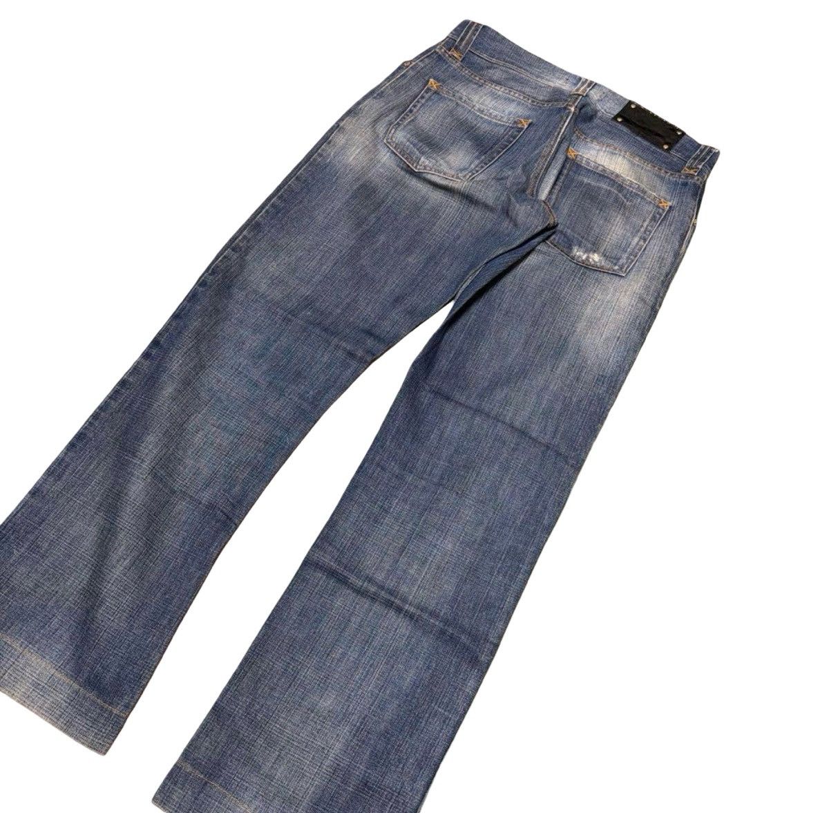 Dolce & Gabbana DOLCE & GABBANA Low-Rise Wide Straight Denim Jeans Size 40 Size US 30 / EU 46 - 3 Thumbnail