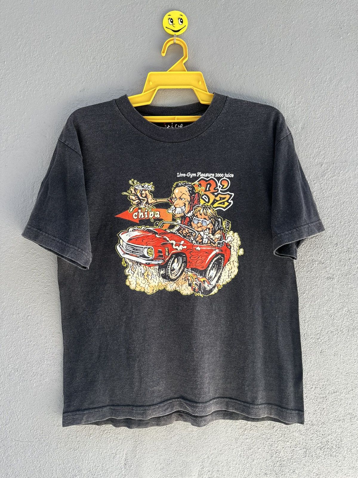 Band Tees thrashed Vintage Maximum Rock Live Gym Pleasure Juice Tee Size US M / EU 48-50 / 2 - 1 Thumbnail