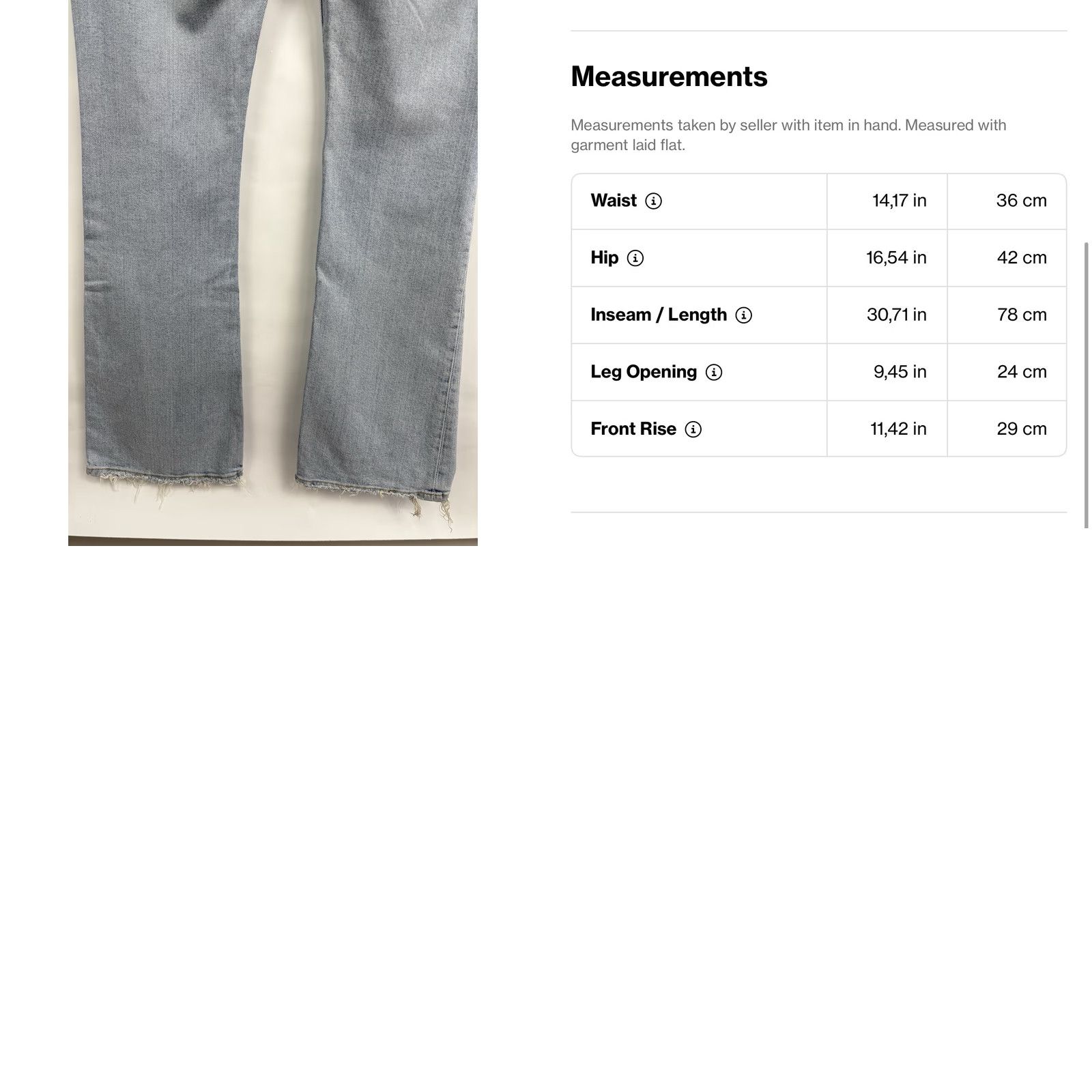 Acne Studios Acne Studios Width Flare Jeans Lita Indigo Fray Flared Jeans - 27/32 - Blue - Women John/Adult Regular Size 27/32 Size 27" / US 4 / IT 40 - 9 Thumbnail