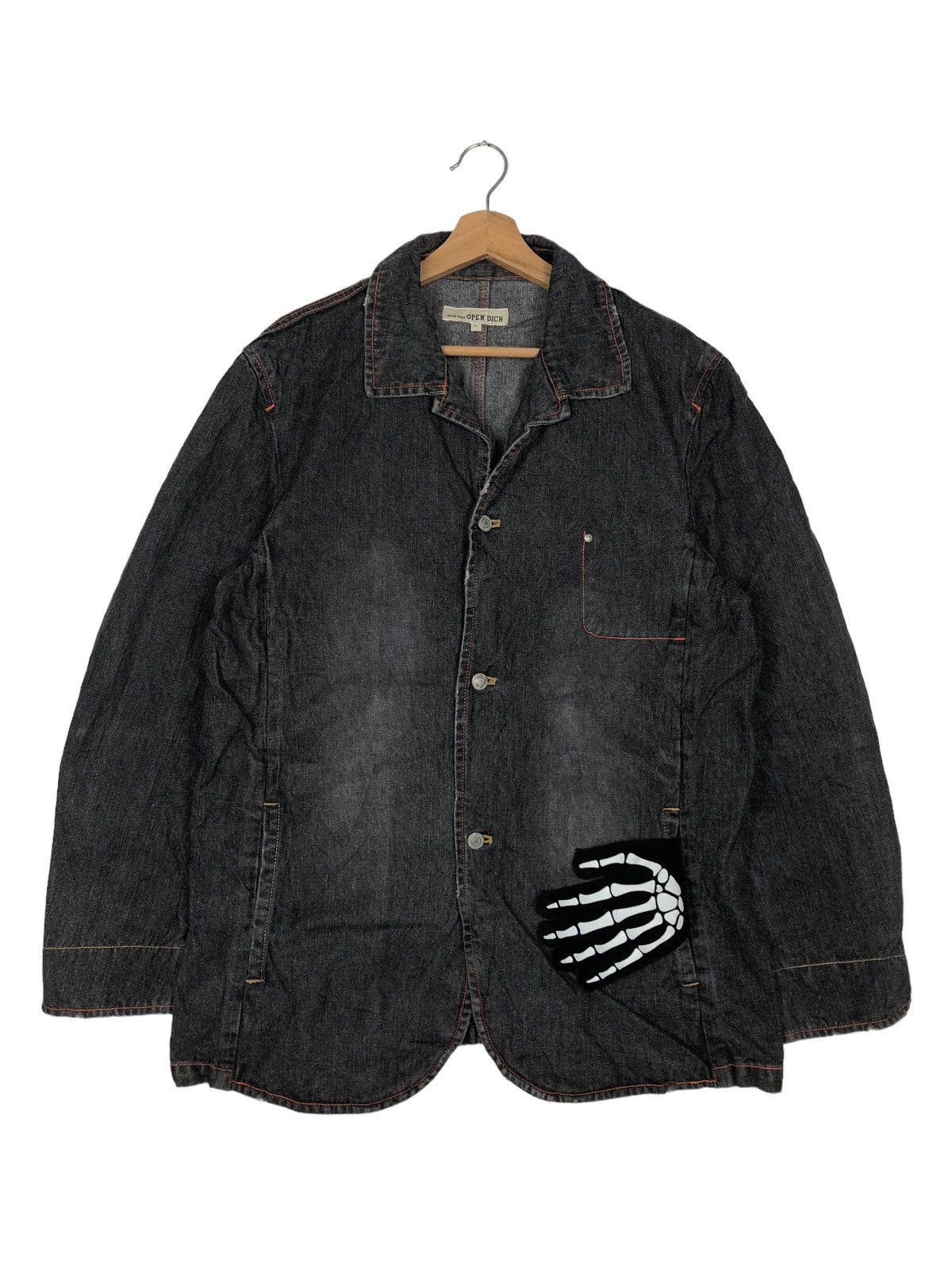 open dich スカジャン Japanese Brand × Workers 🔥90's Denim Work Jacket Union Made