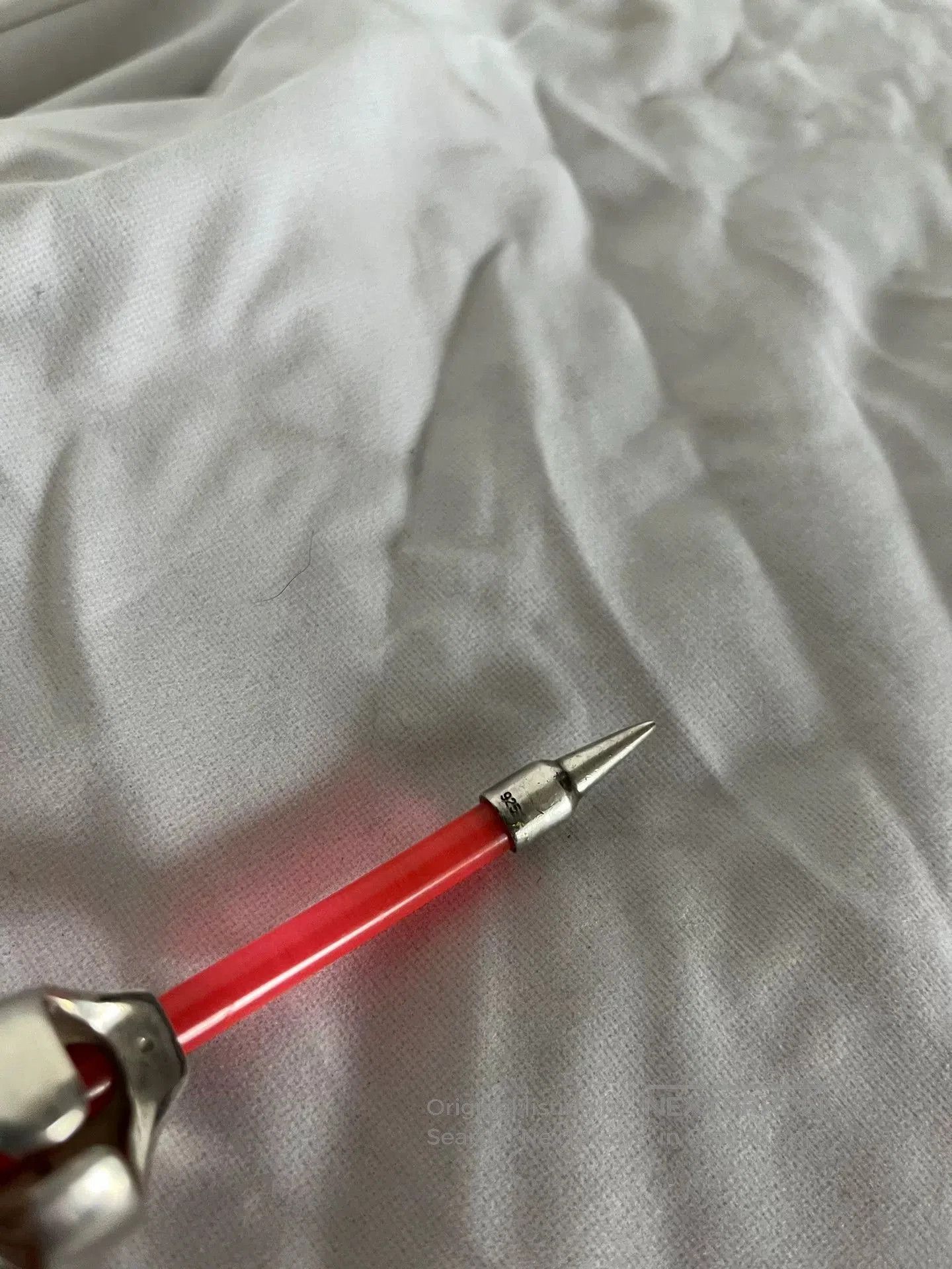 Fotus Silver Fluorescent Tube Ring.