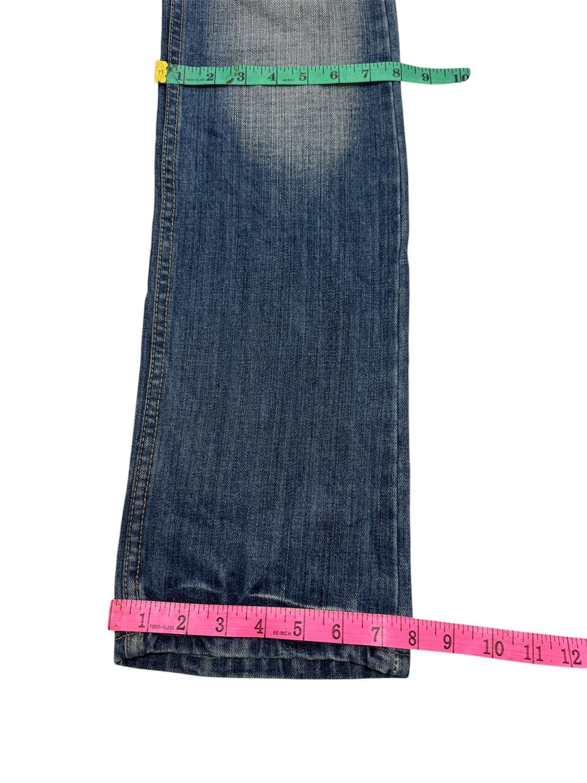 Japanese Brand JAPANESE STYLE LIE REN TOU VERY RARE DESIGN DISTRESSED DENIM Size US 28 / EU 44 - 22 Thumbnail
