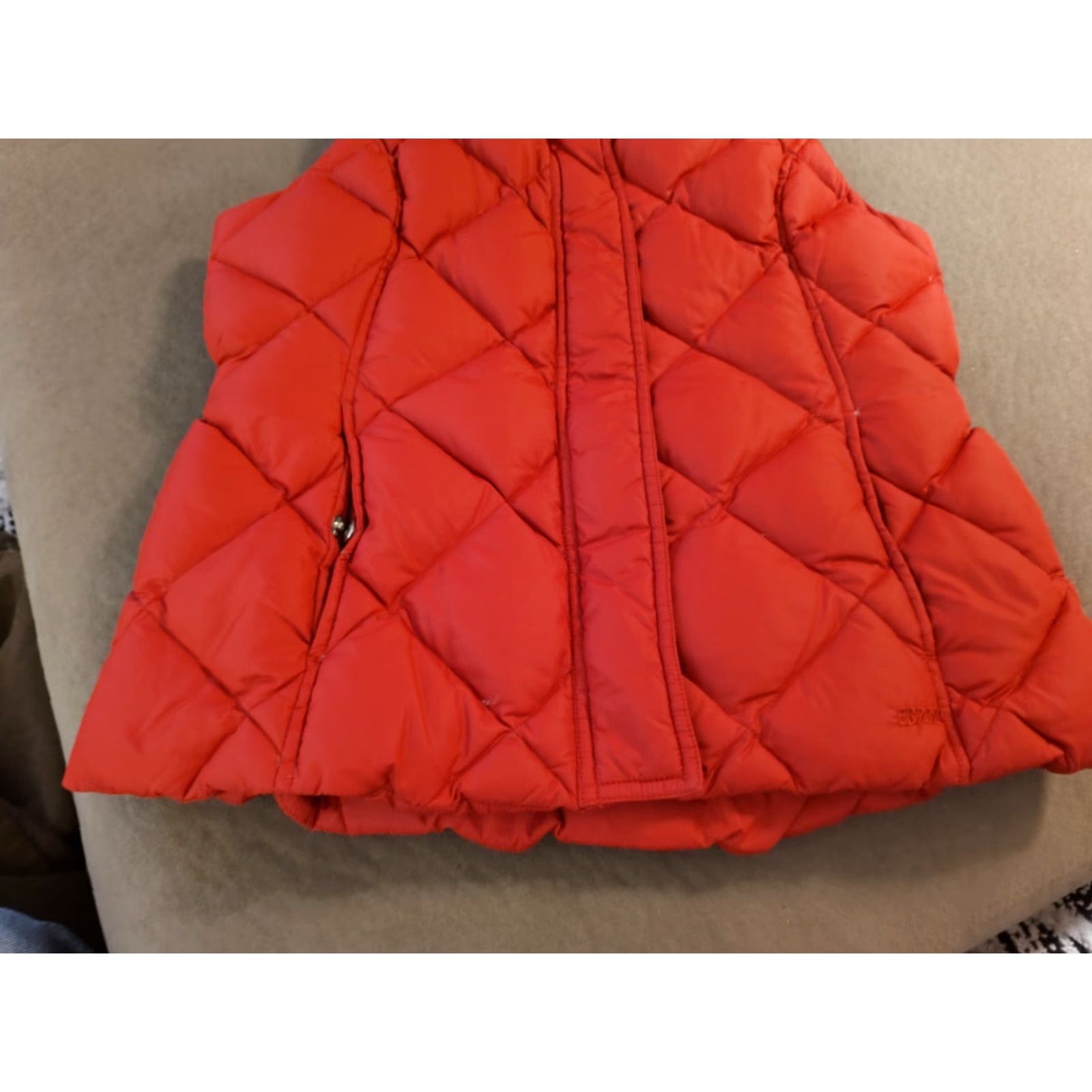 Eddie Bauer Eddie Bauer Puffer Vest M Red Quilted Full Zip EB 700 FP Premium Quality Women Size M / US 6-8 / IT 42-44 - 3 Thumbnail