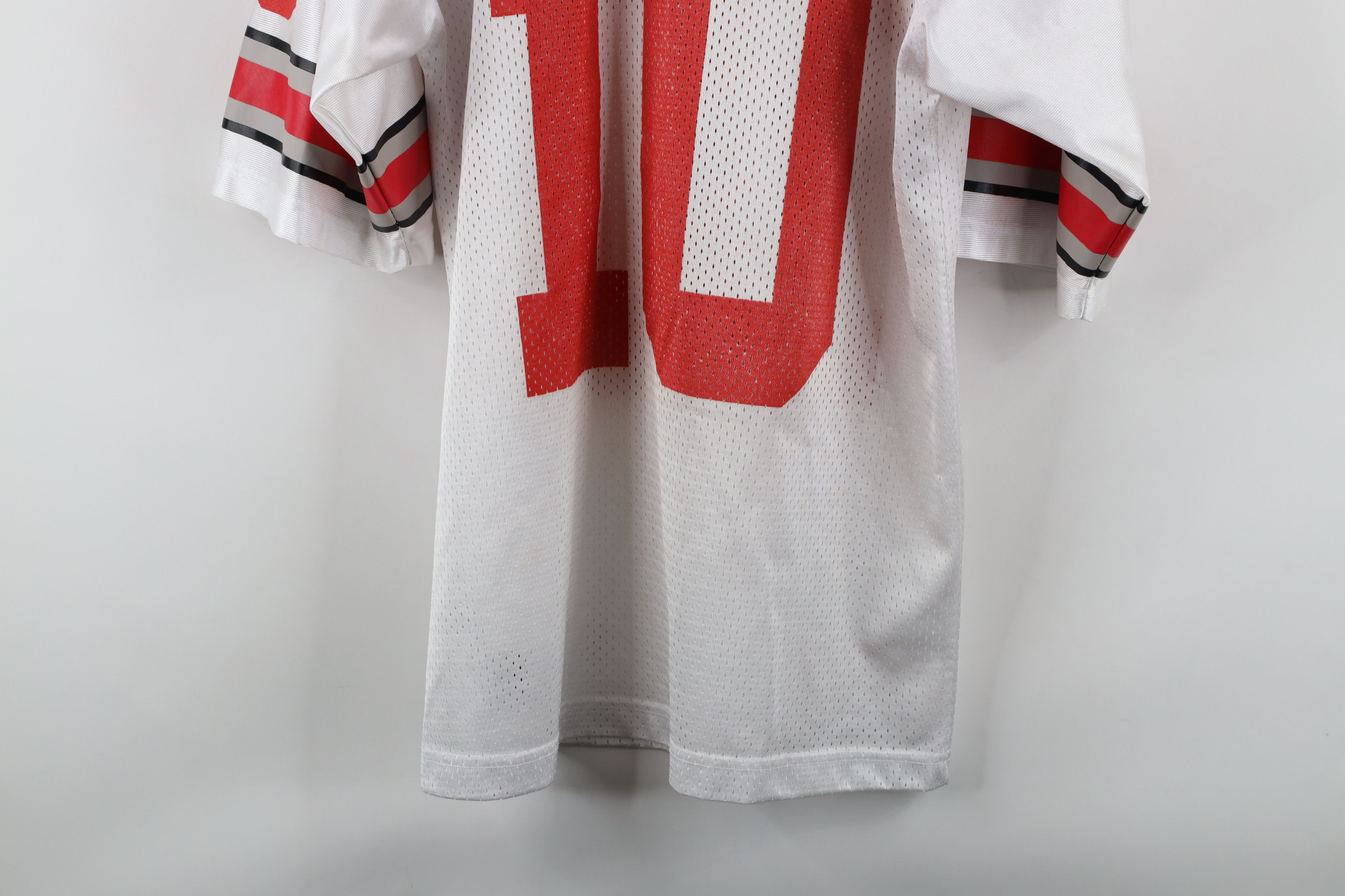 Nike × Vintage Vintage Nike Ohio State University Football Jersey White Size US S / EU 44-46 / 1 - 12 Thumbnail