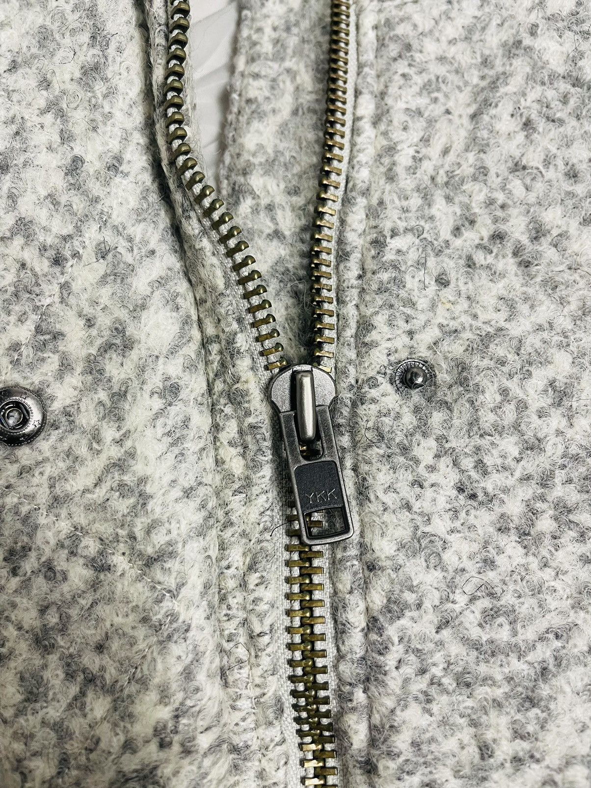 Stussy Stussy Hoodie Zipper Wool Long Jacket (20) Size US L / EU 52-54 / 3 - 9 Thumbnail