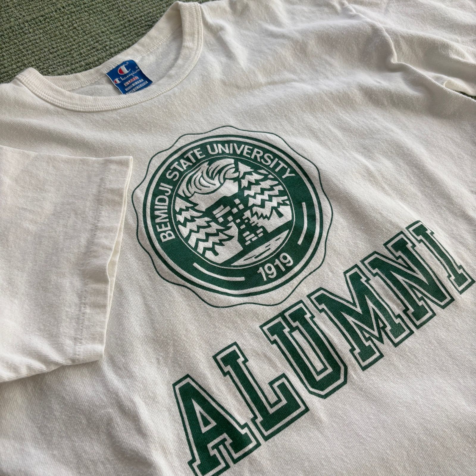 Champion × Vintage Vintage 1990s Champion Bemidji State University Cotton T Size US L / EU 52-54 / 3 - 6 Thumbnail