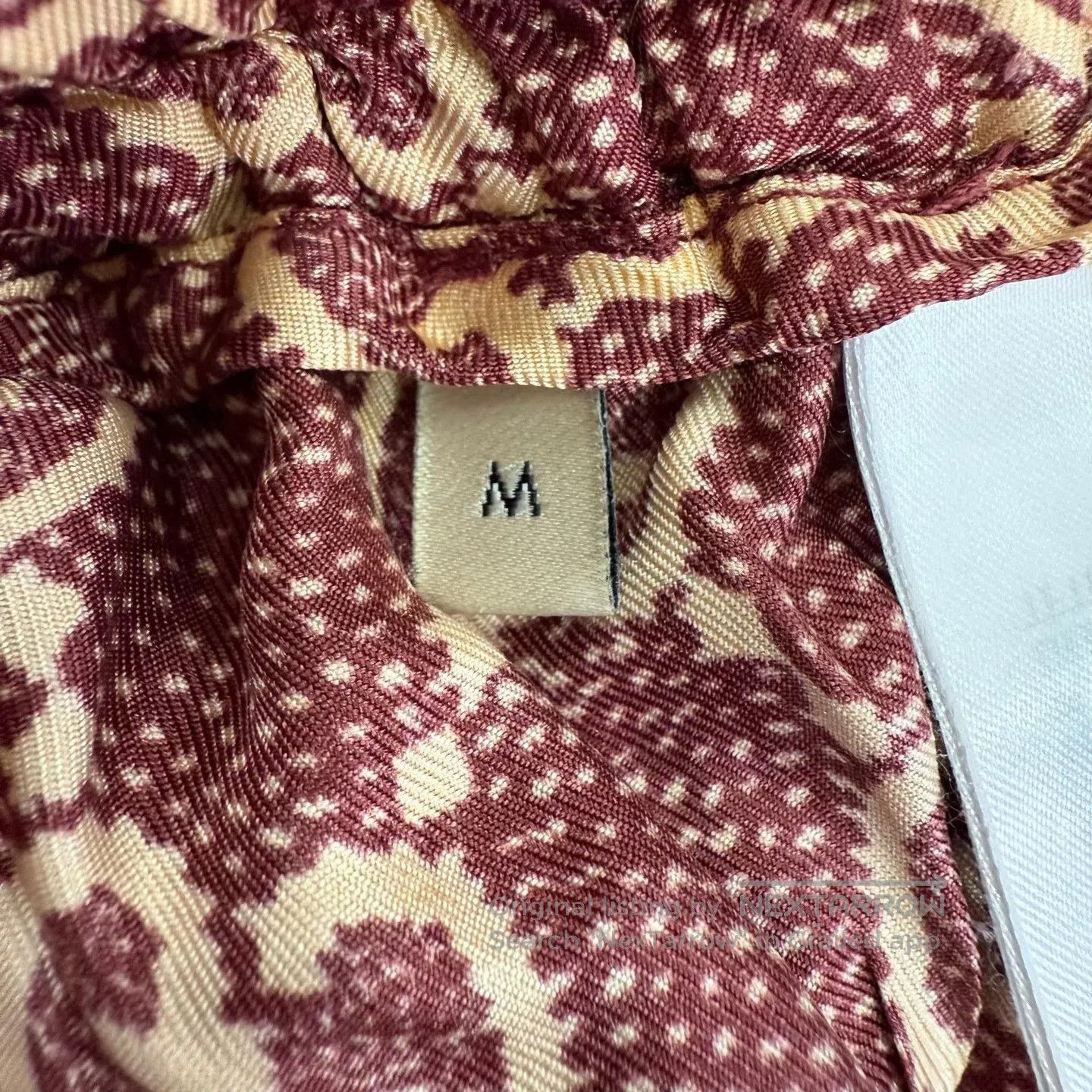 Gucci Guicci sizem GG pattern checkered silk casual pants Size 28" / US 6 / IT 42 - 3 Thumbnail