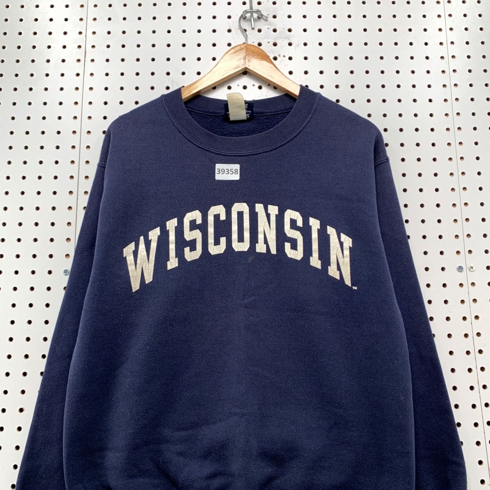 Jansport VINTAGE 90s Wisconsin Sweatshirt Men Small Blue Crewneck Pullover Made USA Size US S / EU 44-46 / 1 - 2 Thumbnail