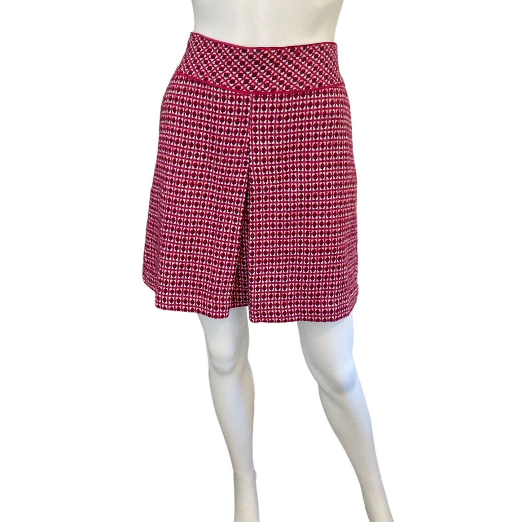 Other UK MONSOON WOMEN'S PINK TWEED SHORT A-LINE SKIRT SZ 6 Size 28" / US 6 / IT 42 - 1 Thumbnail