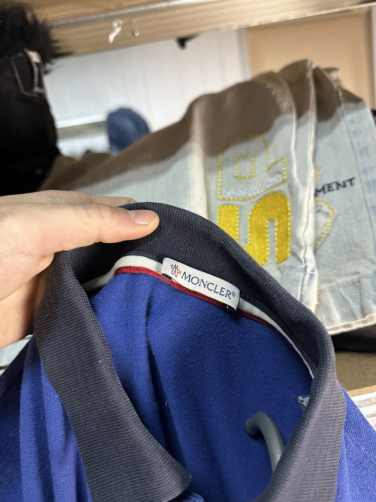Moncler Polo Moncler Blue 12/152 Size US XXS / EU 40 - 4 Thumbnail