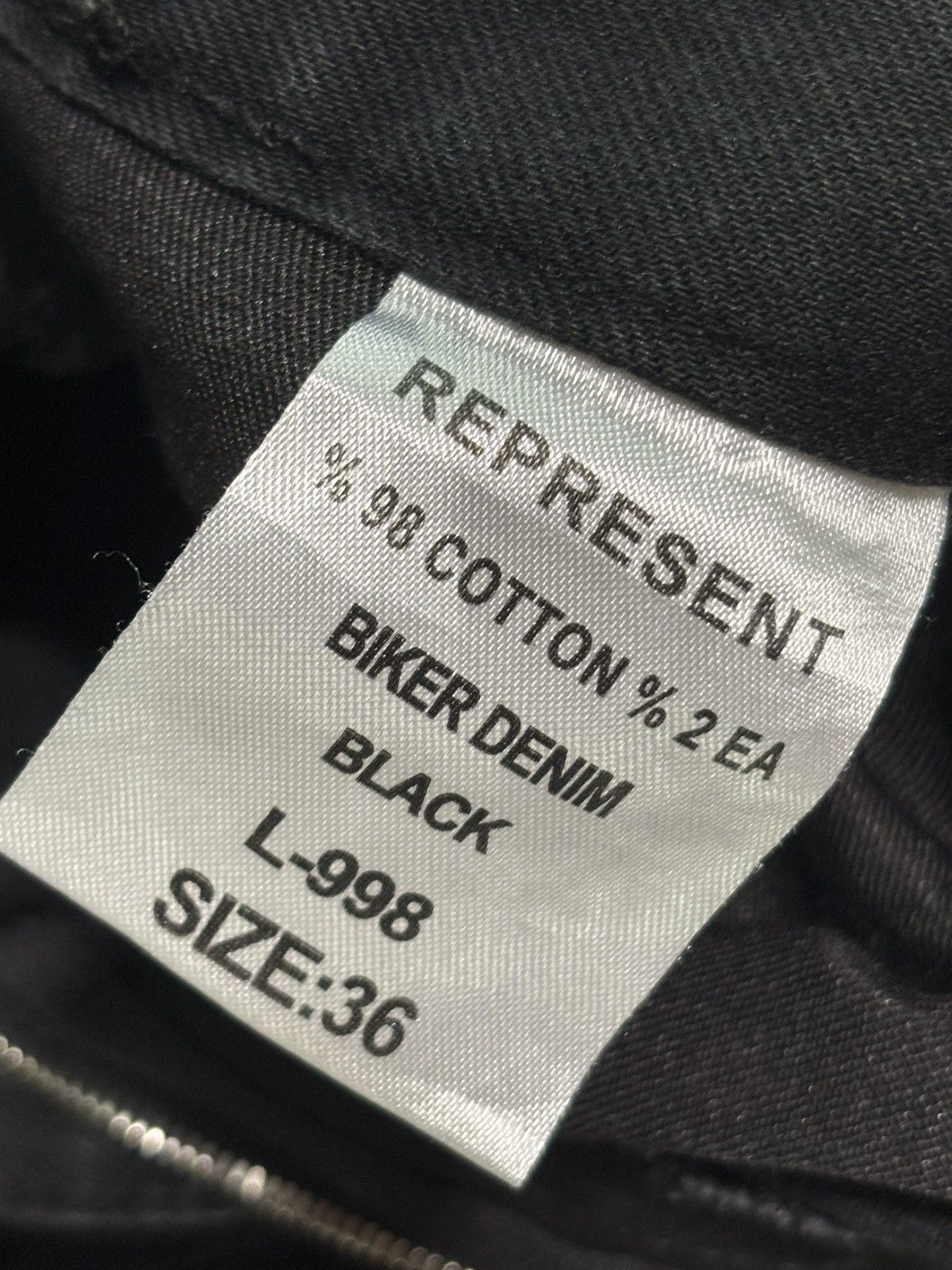 Represent Clo. Represent Biker Demin Size US 36 / EU 52 - 5 Thumbnail