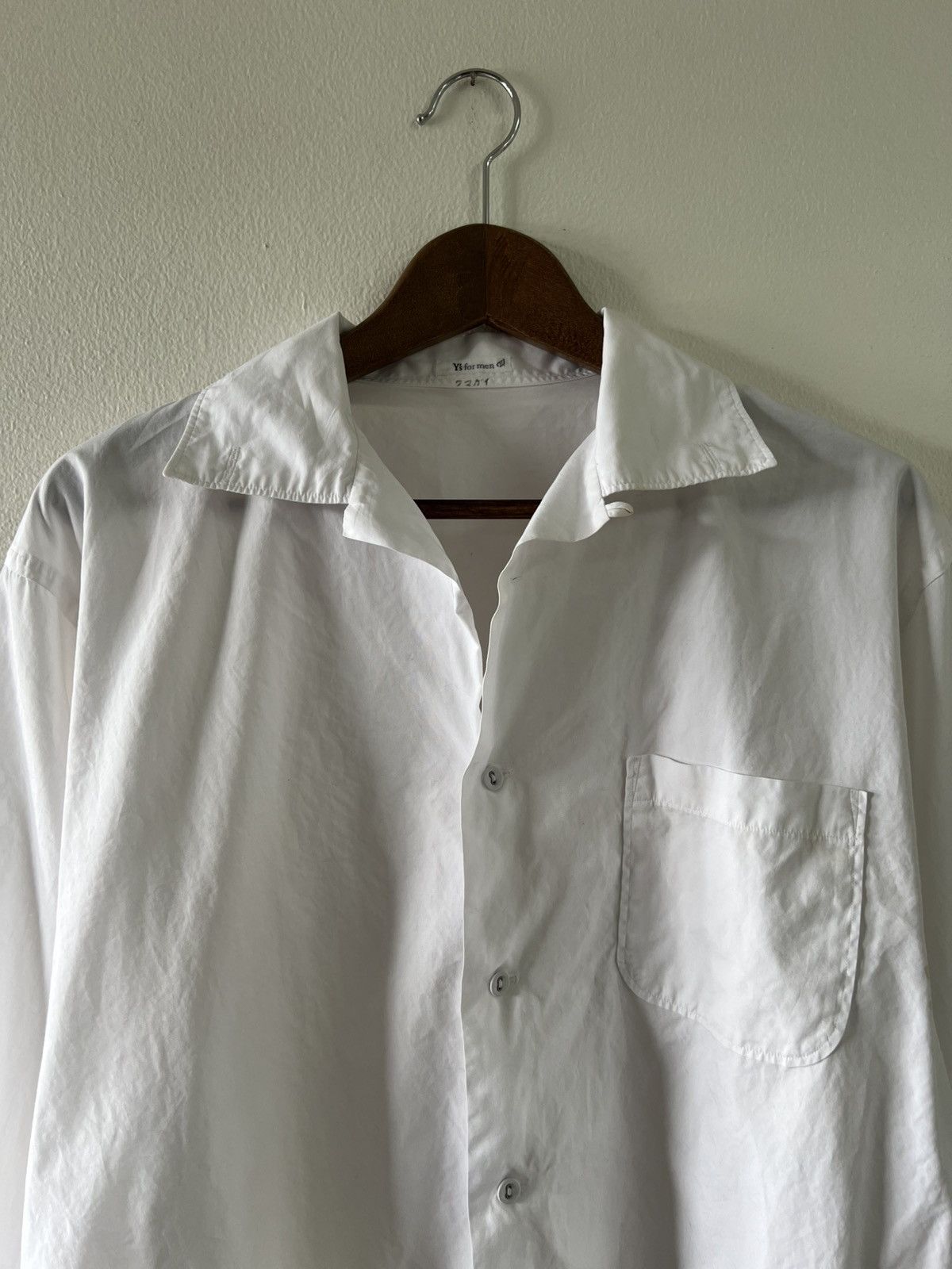 Yohji Yamamoto Vintage 90s Yohji Yamamoto Long Shirt Size US M / EU 48-50 / 2 - 3 Thumbnail