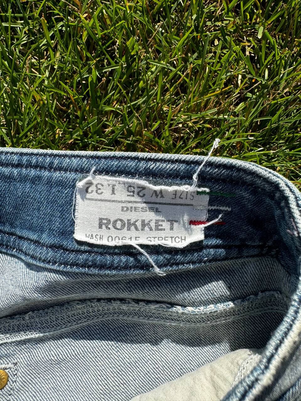 Diesel × Vintage Vintage Y2K Archive Diesel Blue Faded Distressed Jeans Size 25" / US 0 / IT 36 - 7 Thumbnail