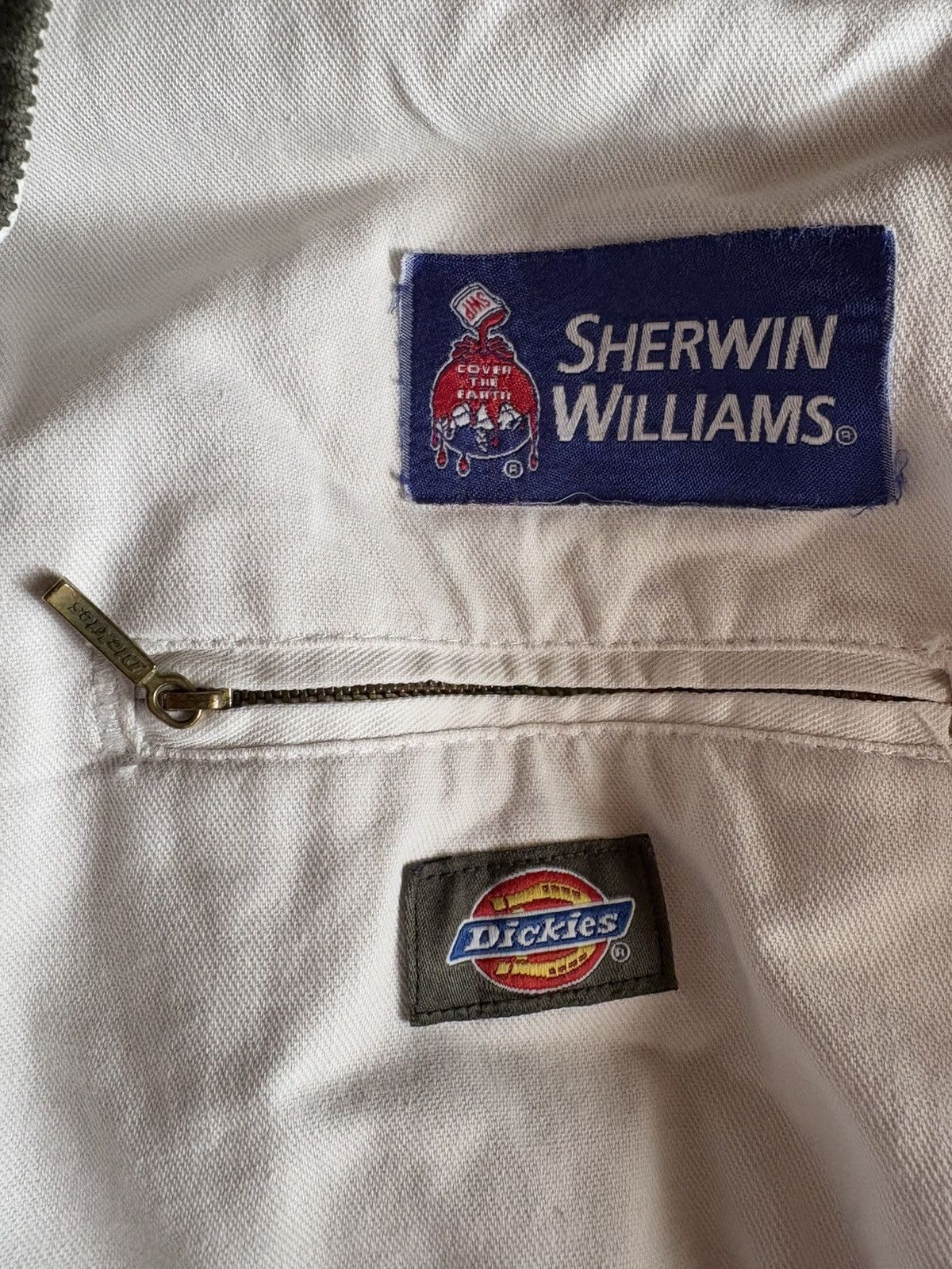 Dickies × Vintage Dickies Sherwin Williams light jacket | Grailed