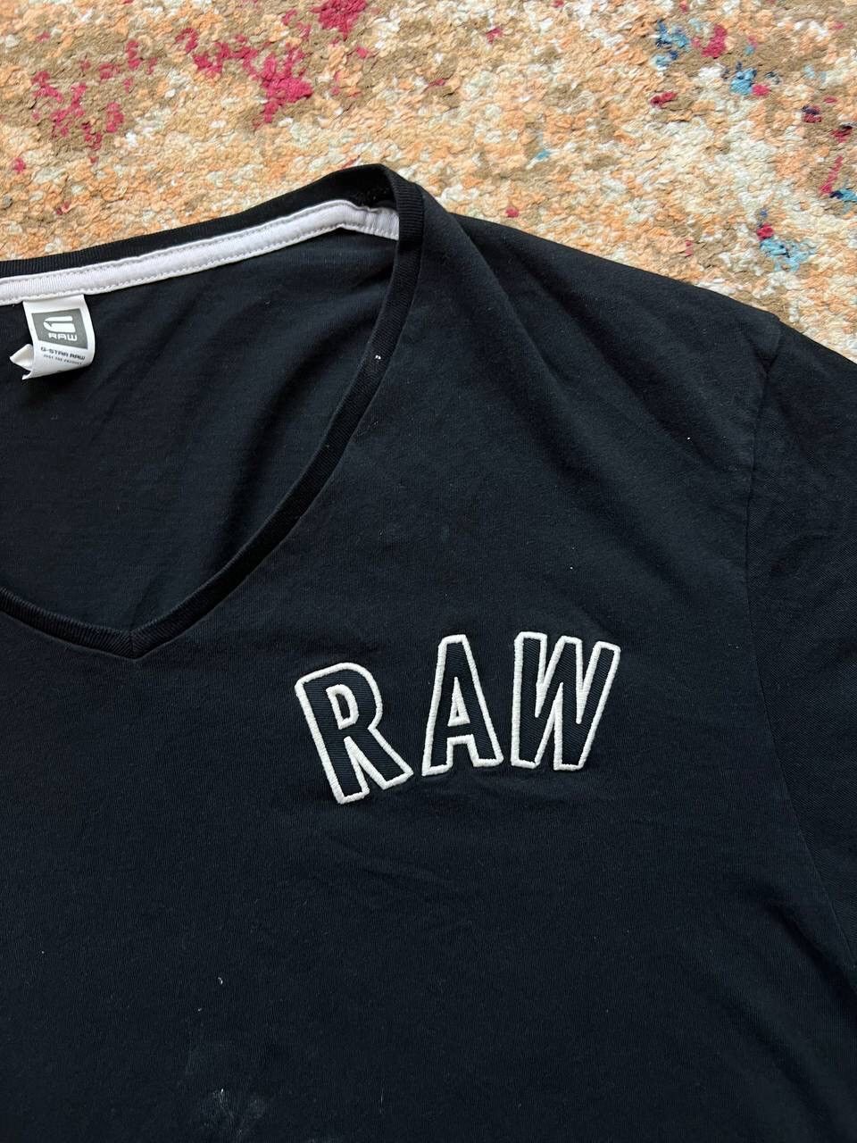 G-Star × Vintage 90’s G STAR RAW RETRO V-NECK AVANT-GARDE Y2K TEE Size US XL / EU 56 / 4 - 2 Thumbnail