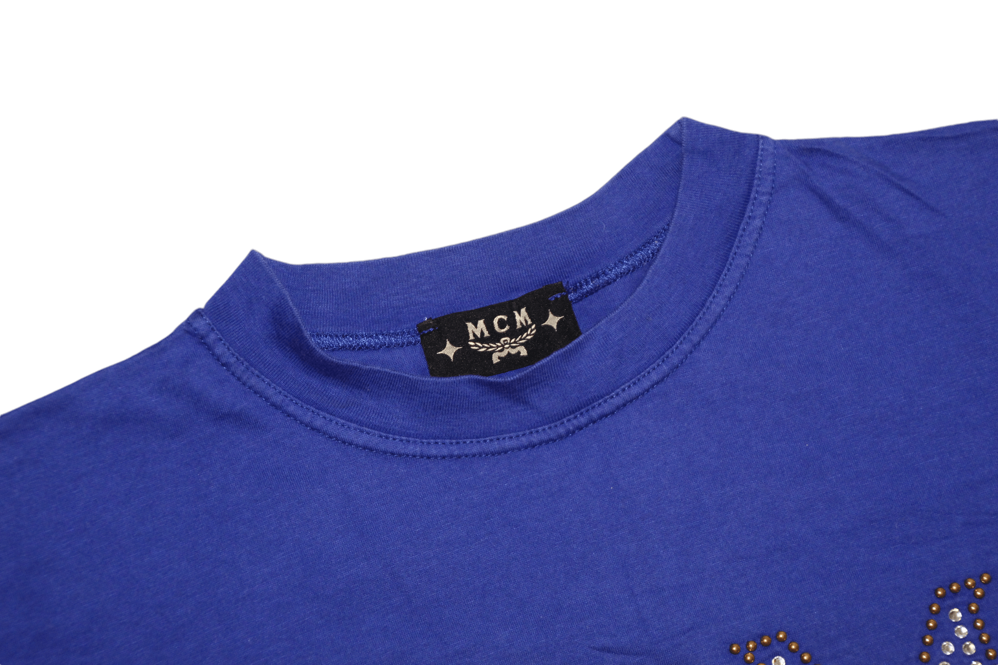 MCM RARE MCM Mercerized Cotton Rhinestones Studded Baggy T-Shirt Size US M / EU 48-50 / 2 - 3 Thumbnail