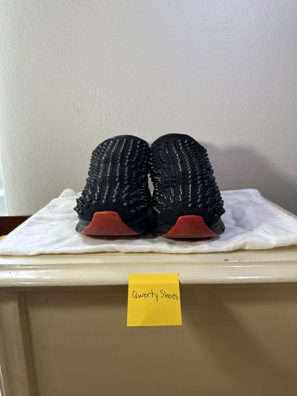 Christian Louboutin Christian Louboutin Spiked Shoe Size US 8.5 / IT 38.5 - 4 Thumbnail