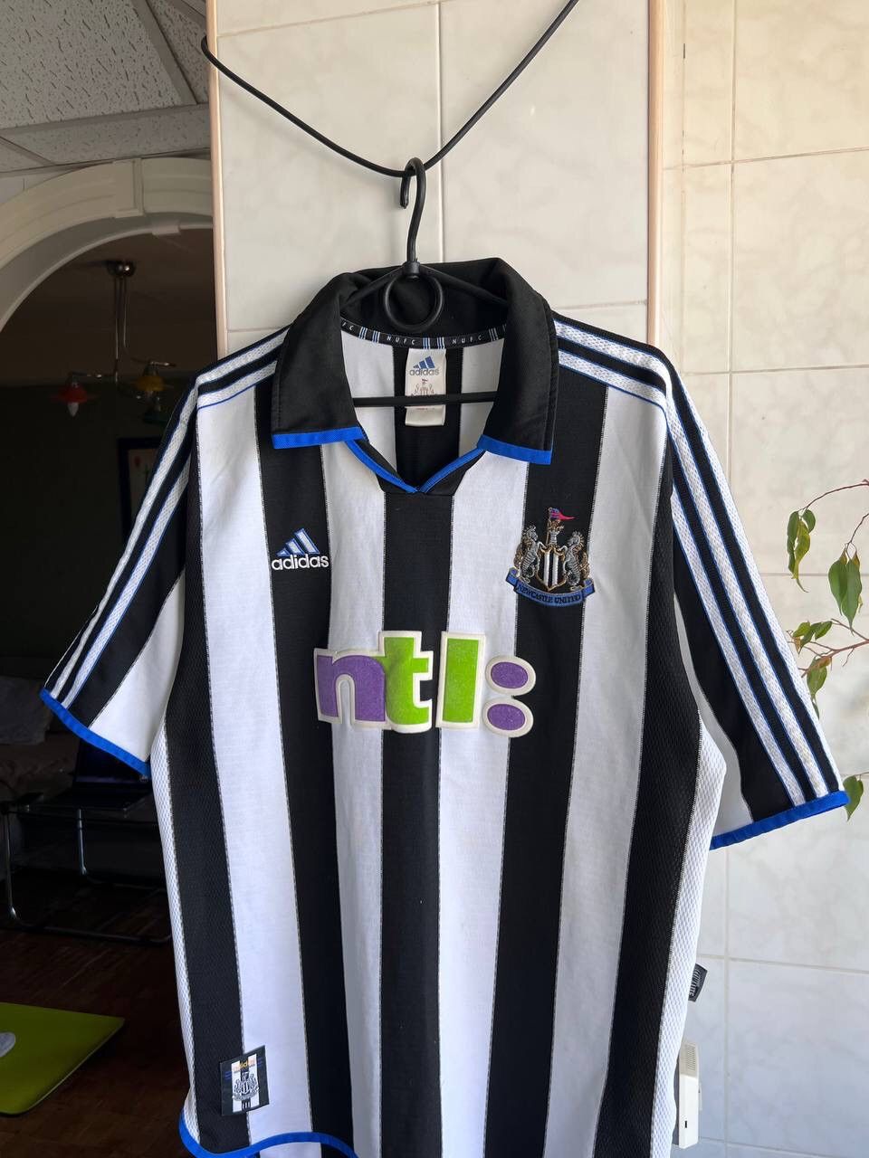 Adidas 1999/00 VINTAGE ADIDAS NEWCASTLE JERSEY FOOTBALL SHIRT Y2K Size US L / EU 52-54 / 3 - 2 Thumbnail