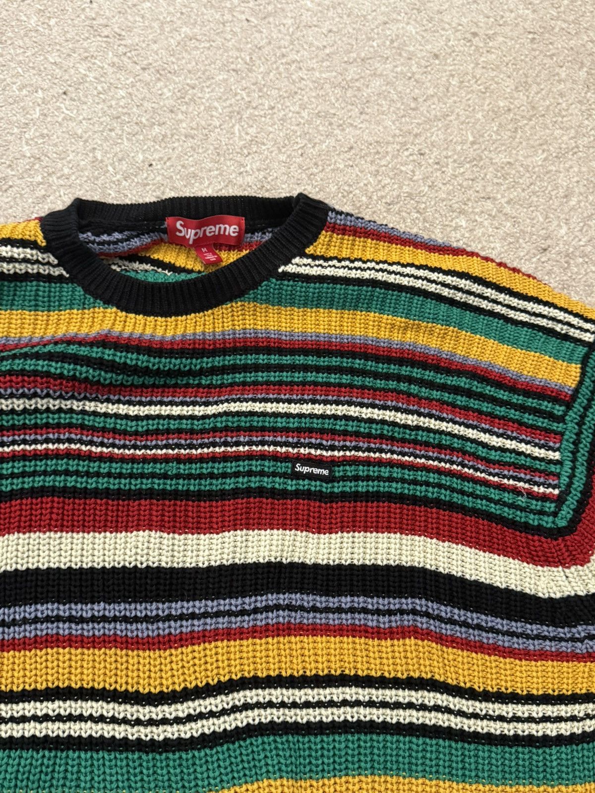 Supreme Small Box Ribbed Sweater (Multicolor)