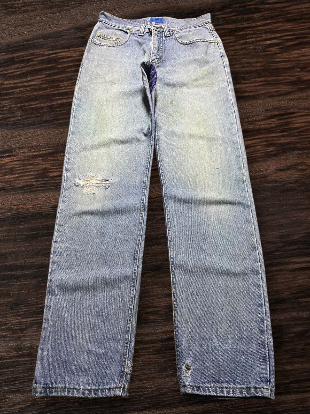 Lee Vintage Lee Rough Riders Horse Button Western Cowboy Jeans Size US 30 / EU 46 - 2 Thumbnail