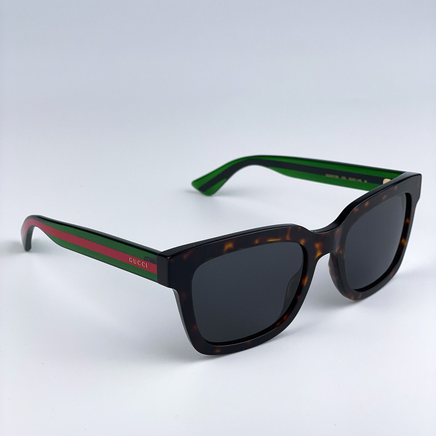 Gucci NEW GUCCI GG0001SN 003 Grey Square Unisex Sunglasses Size ONE SIZE - 5 Thumbnail