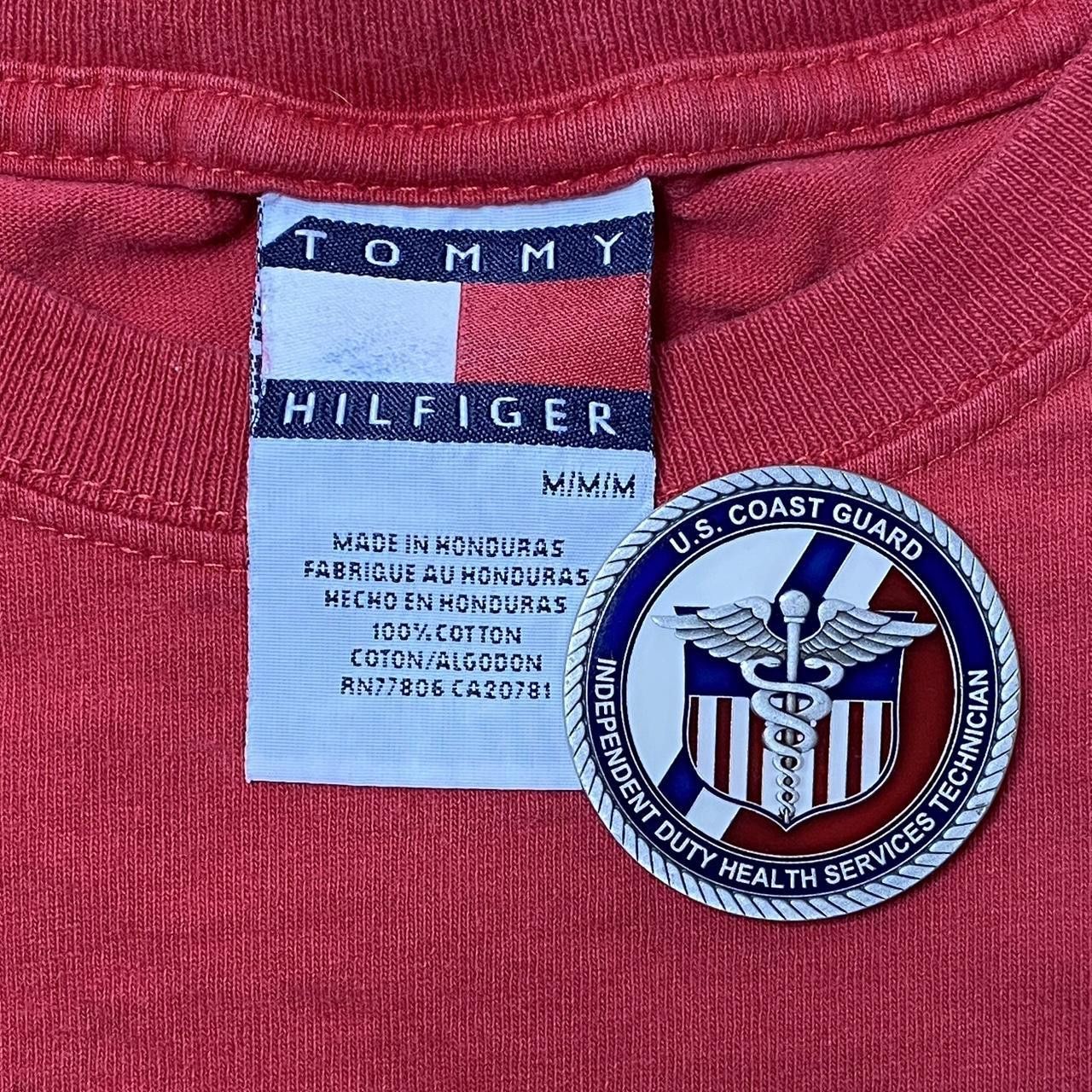 Tommy Hilfiger Vintage Tommy Hilfiger Surfer Red Surf Tee Size Medium Size US M / EU 48-50 / 2 - 3 Thumbnail