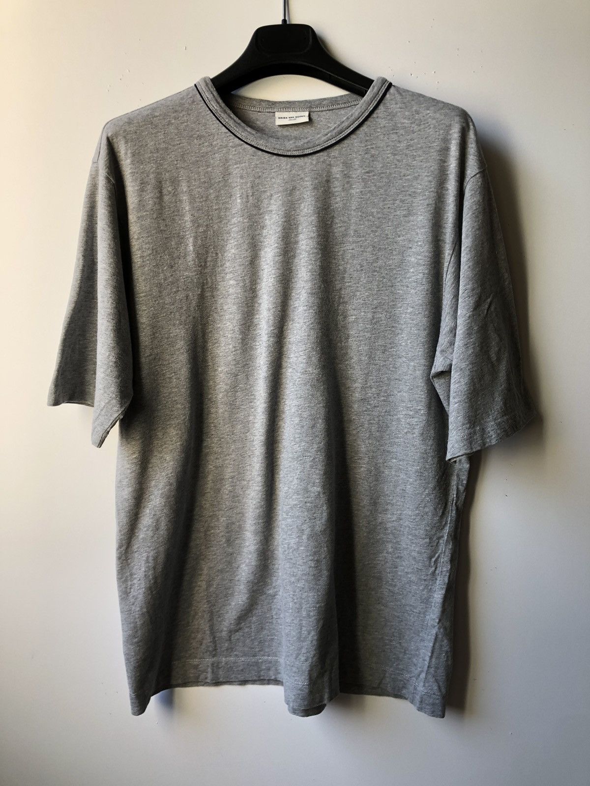 Dries Van Noten Dries Van Noten Oversized Hoky Grey T Shirt | Grailed