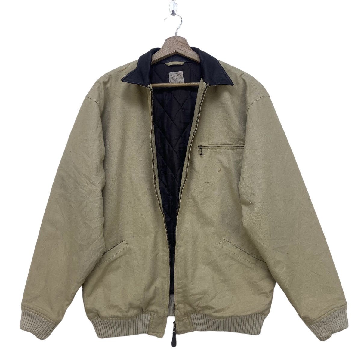 Filson Vintage Filson Leather Collar Detroit Jacket Size US M / EU 48-50 / 2 - 1 Thumbnail