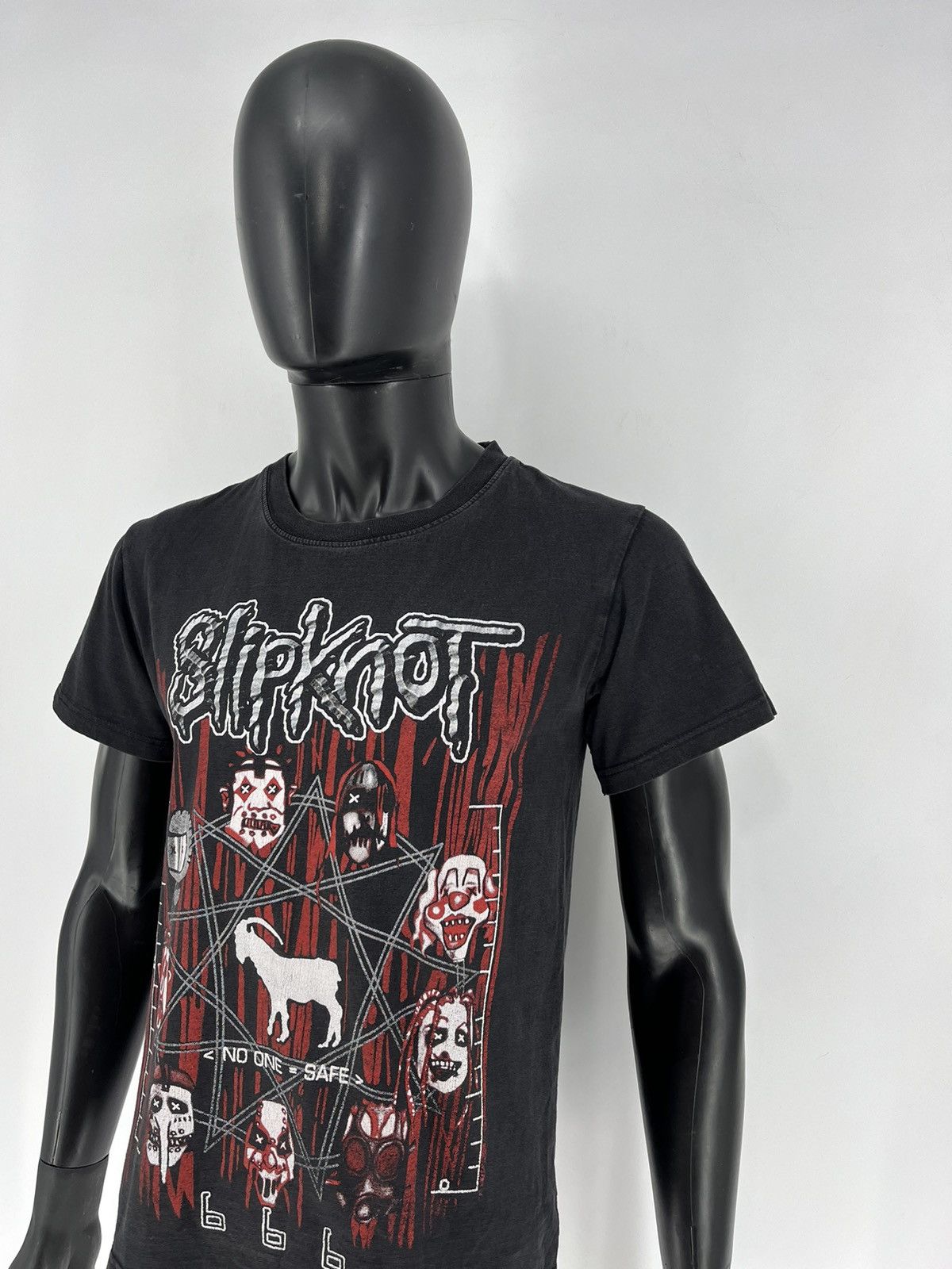 Band Tees × Vintage Vintage Slipknot Satan 666 Graphic Tee T-shirt Y2K 2000s Size US S / EU 44-46 / 1 - 4 Thumbnail