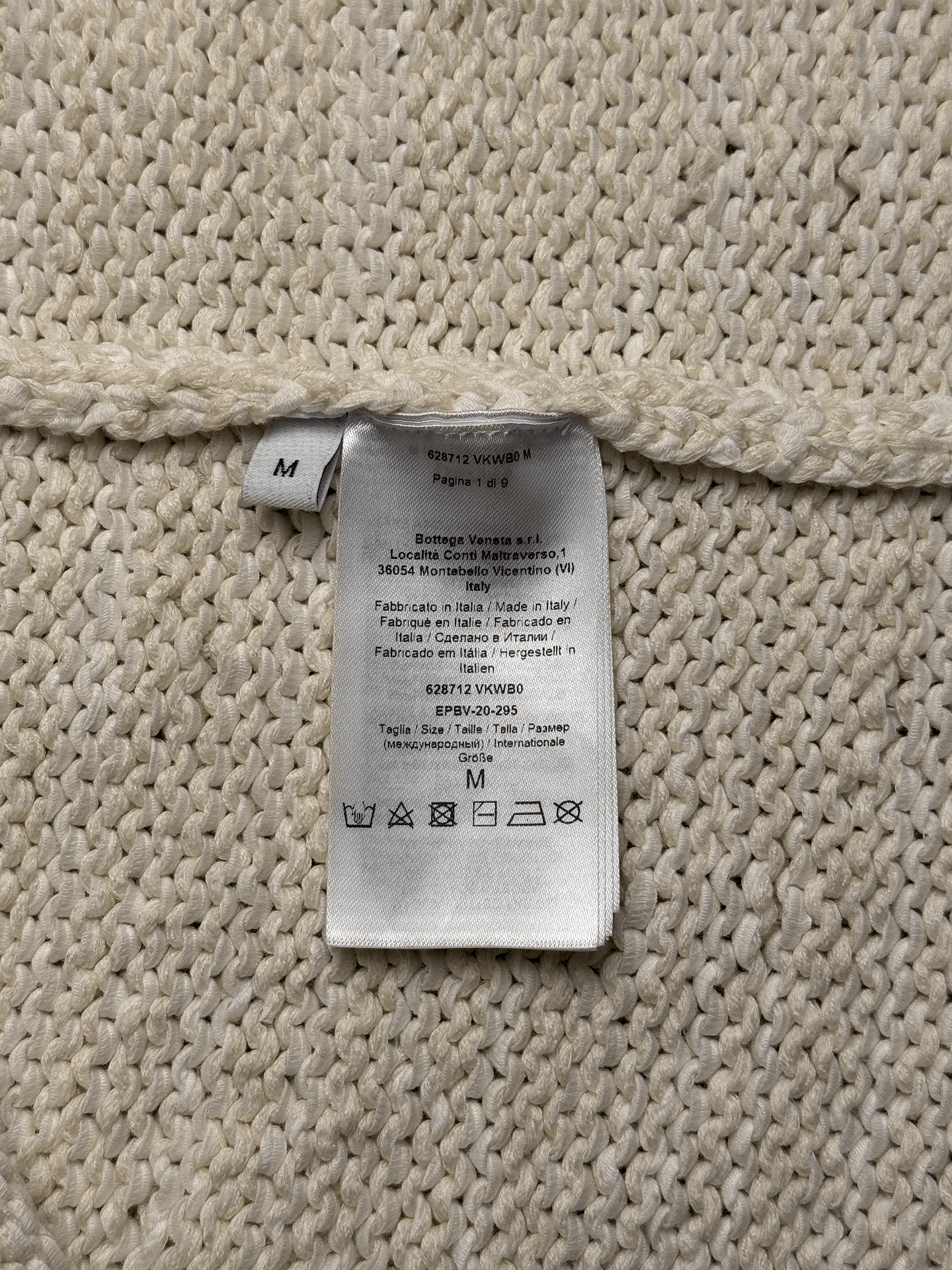 Bottega Veneta Bottega Veneta chain-embellished cream knitted midi dress Size M / US 6-8 / IT 42-44 - 4 Thumbnail
