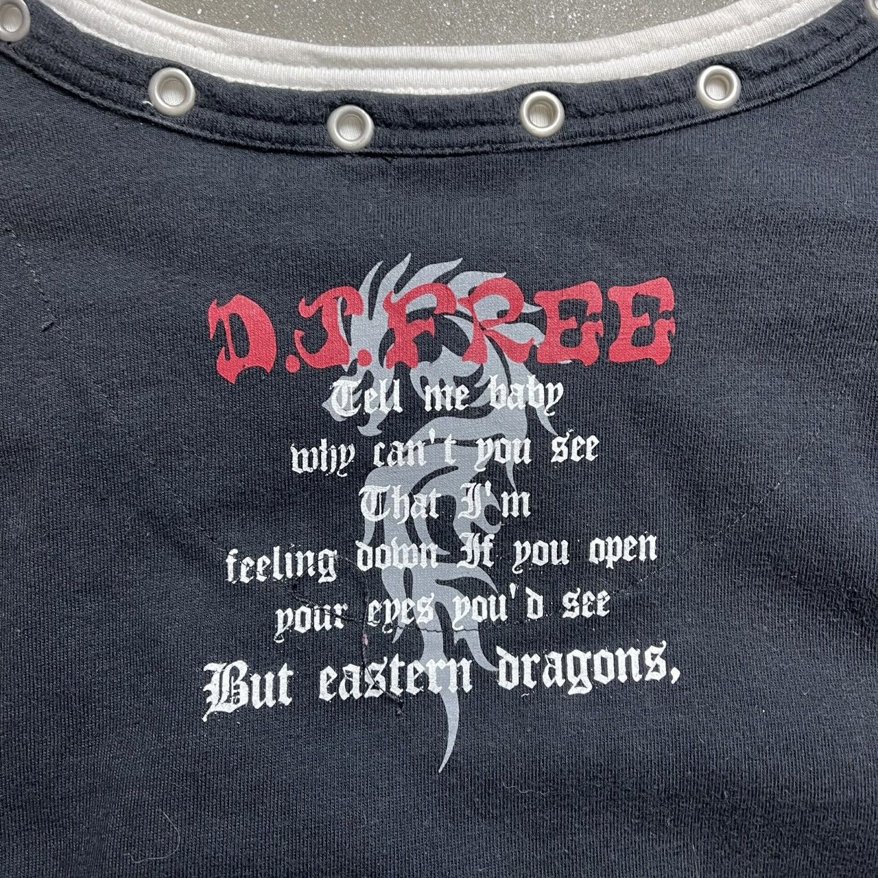 If Six Was Nine × Japanese Brand Vintage DJ Free Dragon Style Long Sleeve T-shirt Size US L / EU 52-54 / 3 - 9 Thumbnail