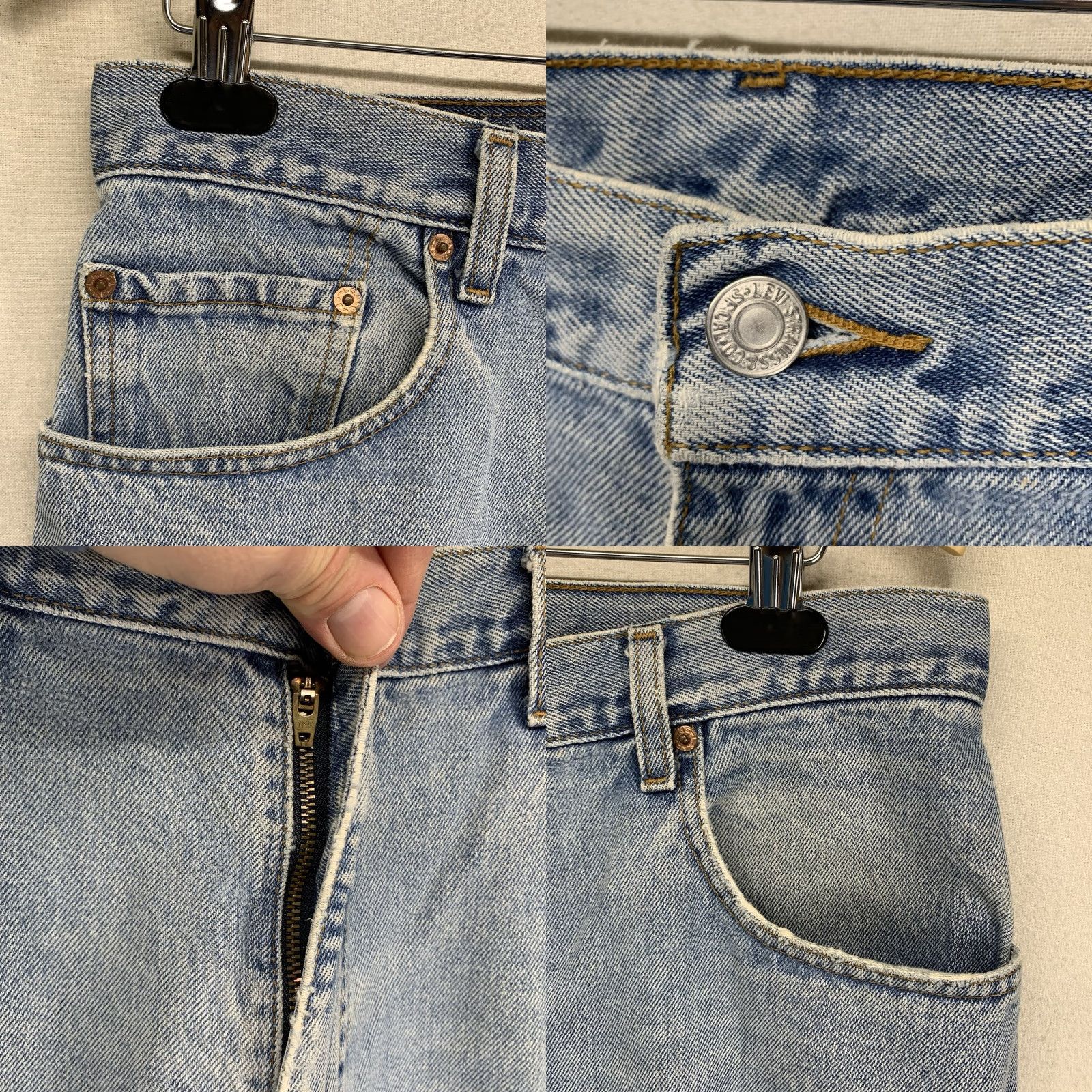 Levi's VINTAGE Levi's 560 Jeans Men 33x32 Blue Distressed Tapered 90s Grunge Size US 33 - 8 Thumbnail