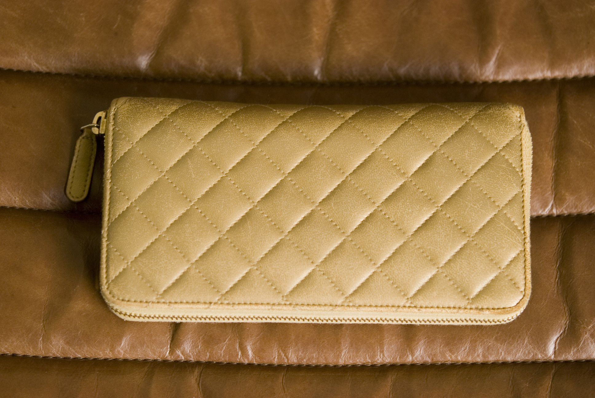 Chanel CHANEL Matelasse Metallic Leather Long Bi-fold Wallet Size ONE SIZE - 4 Thumbnail