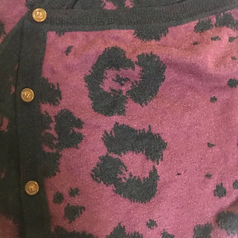 Vivienne Westwood Vivienne Westwood Animal print series maroon long knitted Size M / US 6-8 / IT 42-44 - 8 Thumbnail