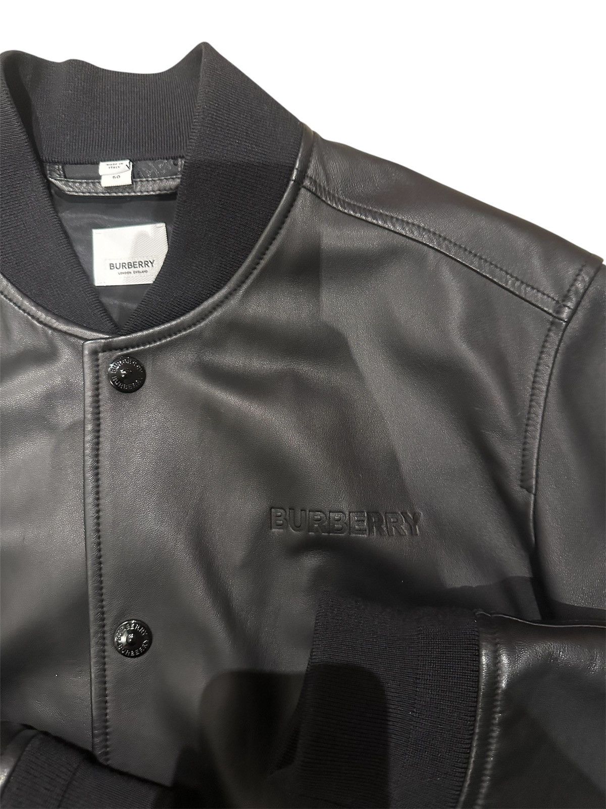 Burberry Burberry Leather Jacket Size US M / EU 48-50 / 2 - 3 Thumbnail