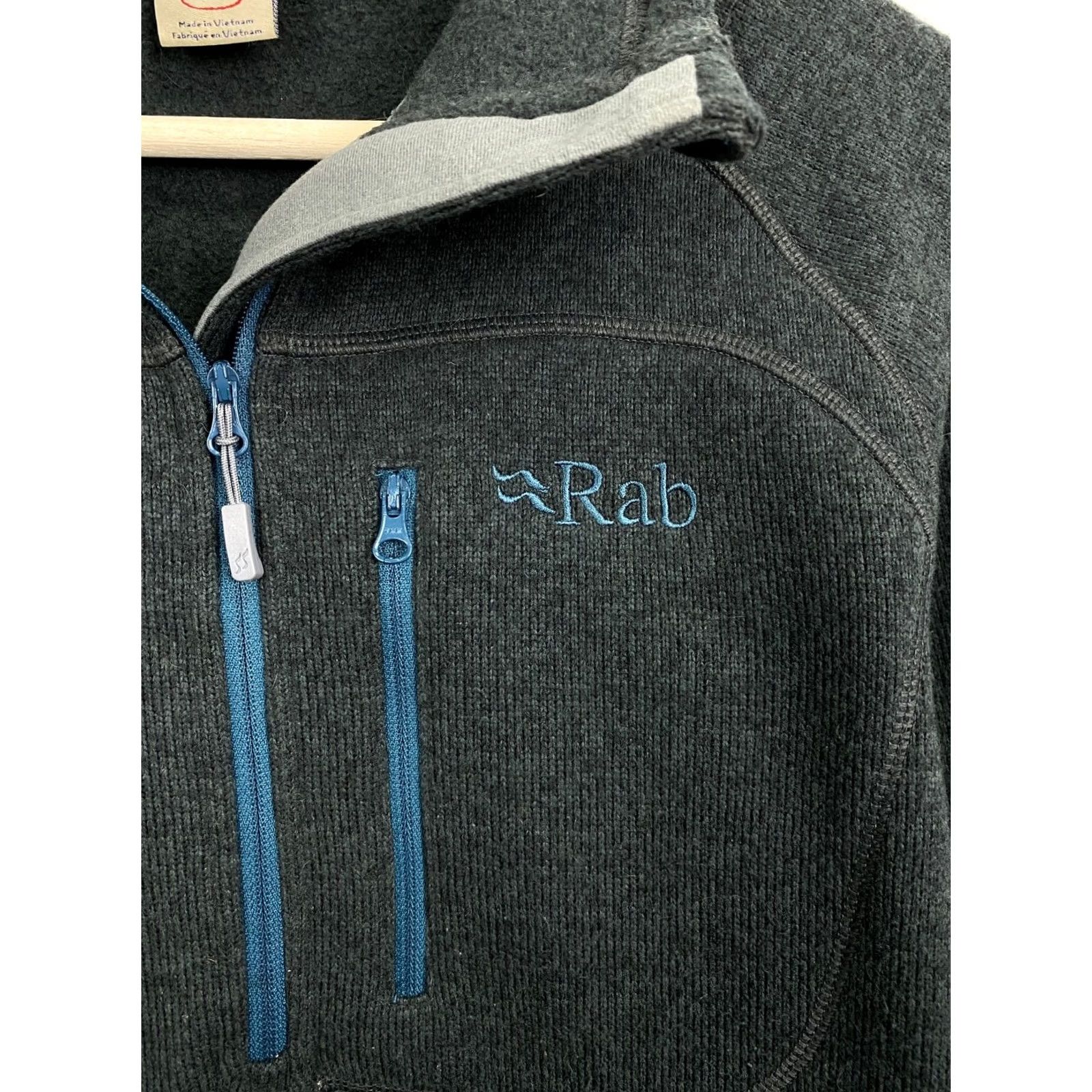 Rab Rab Polartec Fleece Hoodie Men M Gray Retro Y2K Rab Rare Hype Vintage? Size US M / EU 48-50 / 2 - 4 Thumbnail