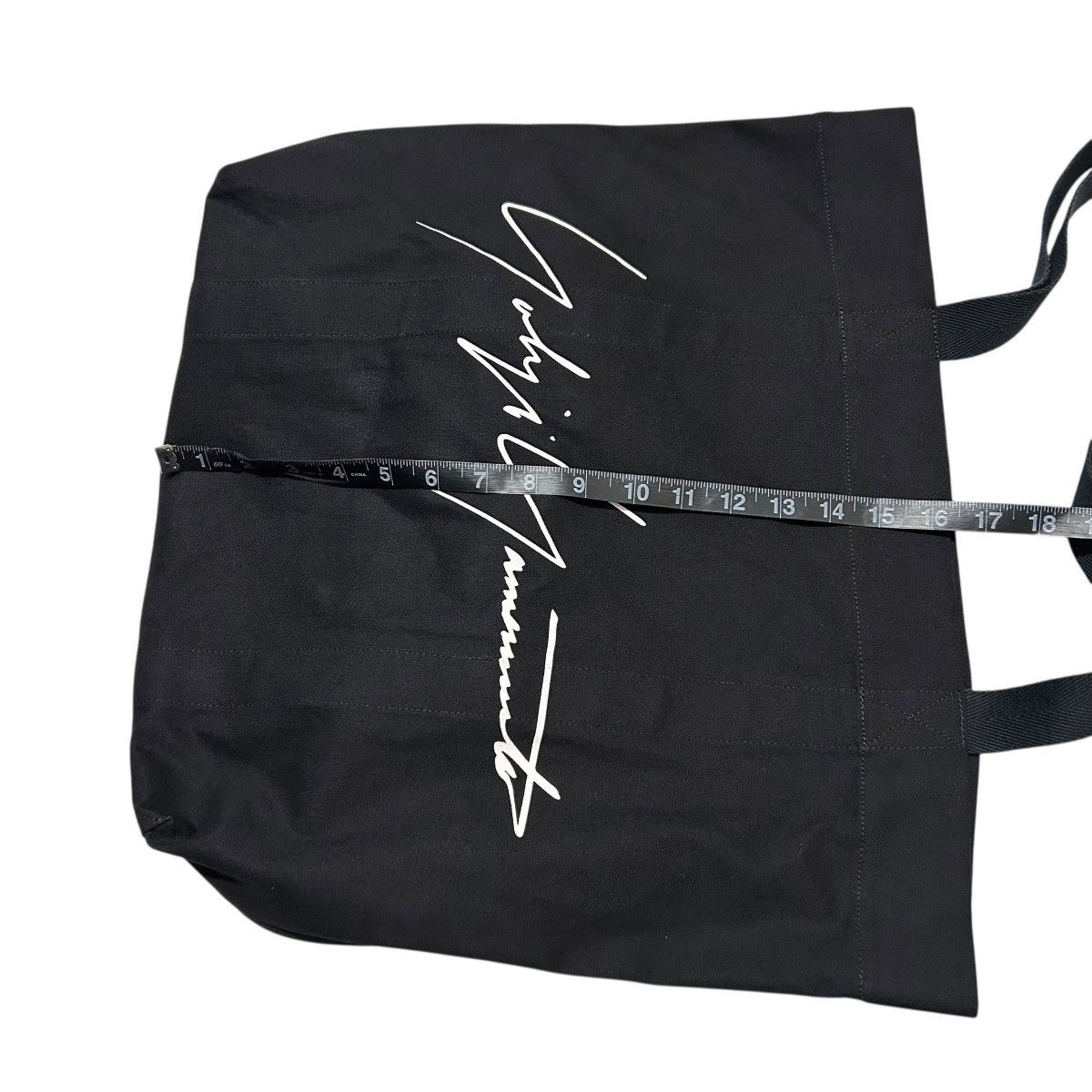 Yohji Yamamoto 641 Yohji Yamamoto bag men black cotton tote made in Japan Size ONE SIZE - 15 Thumbnail