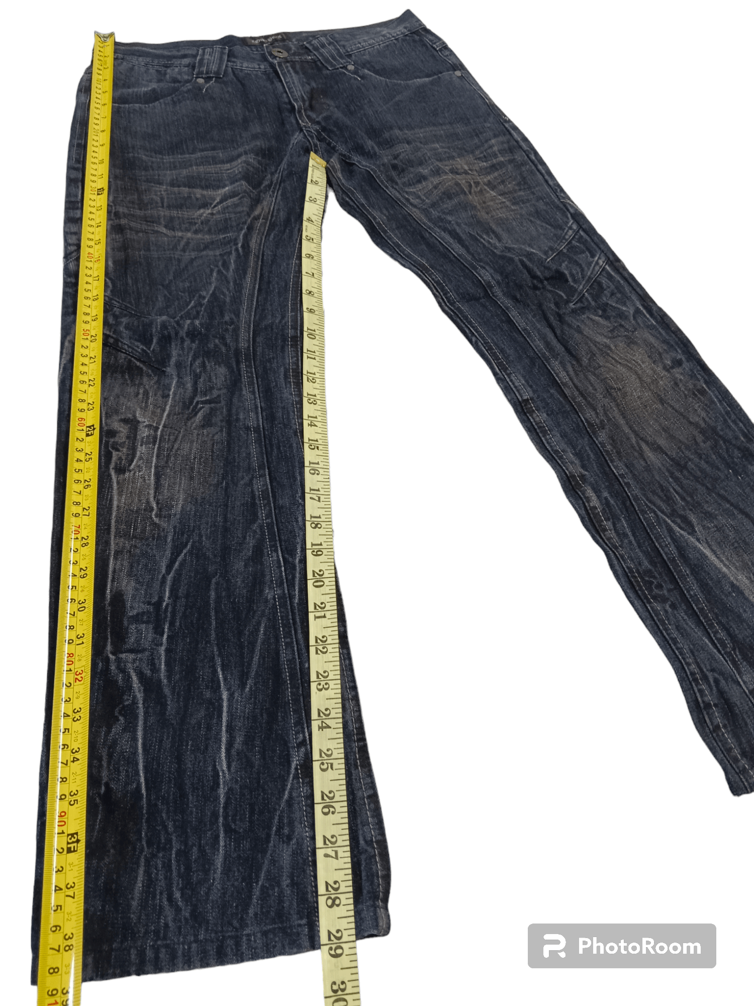 LOWBOX Rare💥💥Lowbox Thunder Whiskers Jeans Size US 31 - 14 Thumbnail