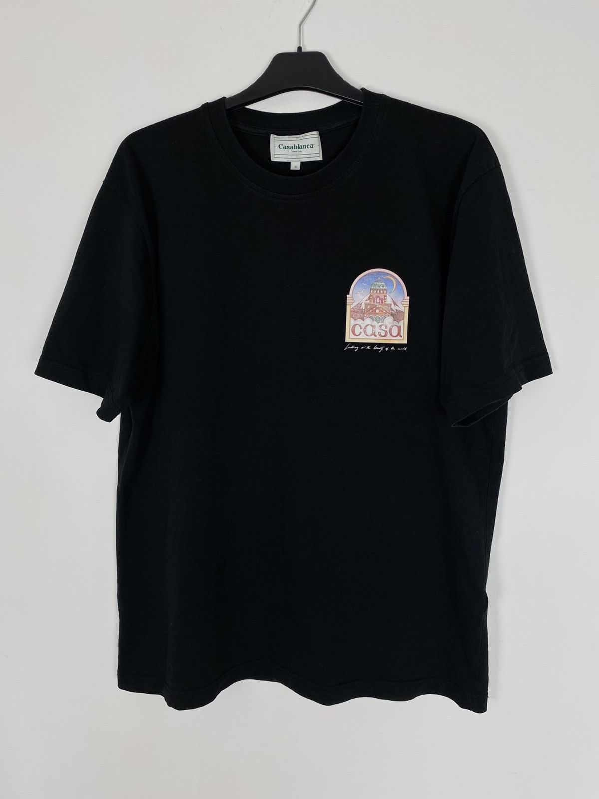 Casablanca Casablanca ‘Vue De L’Arche’ Tennis Club t-shirt XL baggy tee Size US XL / EU 56 / 4 - 2 Thumbnail