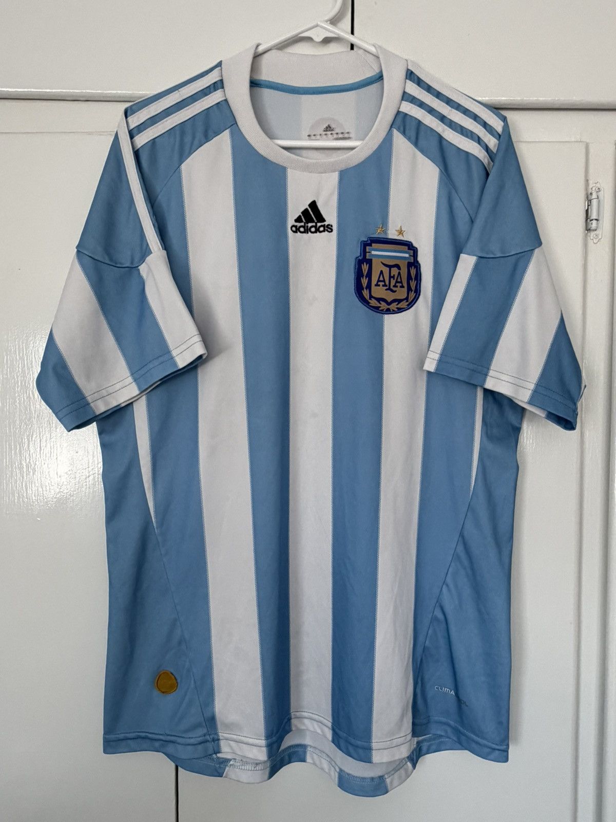 Adidas ADIDAS ARGENTINA NATIONAL TEAM 2010-11 JERSEY FIFA WORLD CUP Size US L / EU 52-54 / 3 - 1 Thumbnail