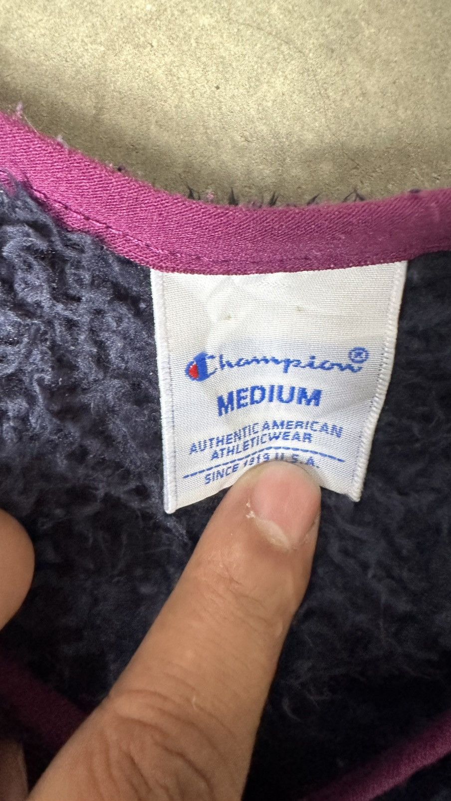 Champion VINTAGE CHAMPION FLEECE OUTERWEAR Size US M / EU 48-50 / 2 - 5 Thumbnail