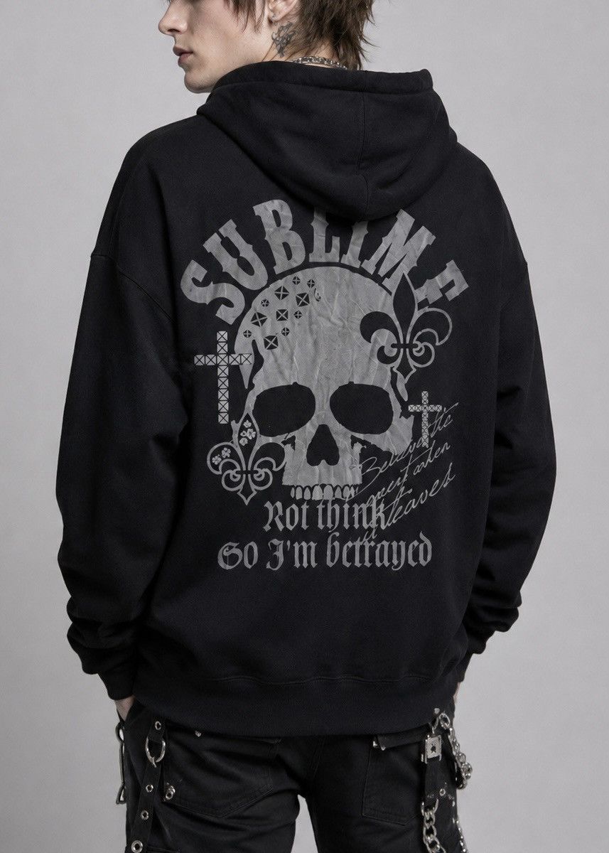 希少 Yasuyuki Ishii スカル ビッグフード ダメージ パーカー Yasuyuki Ishii | Grailed