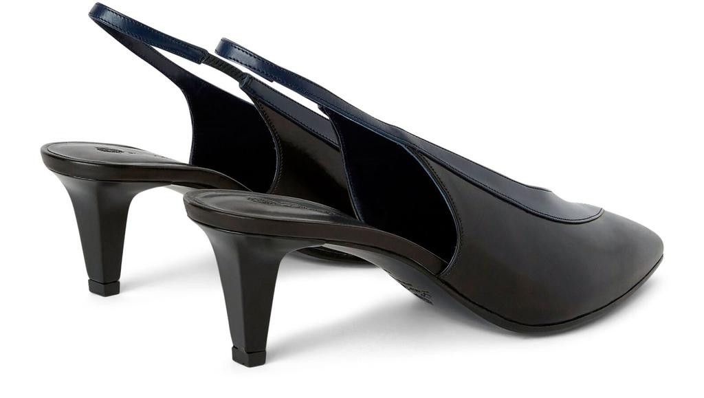 Loro Piana o1srvl11e0126 Rebecca Slingback Pumps in Black/Blue Size US 8 / IT 38 - 3 Thumbnail