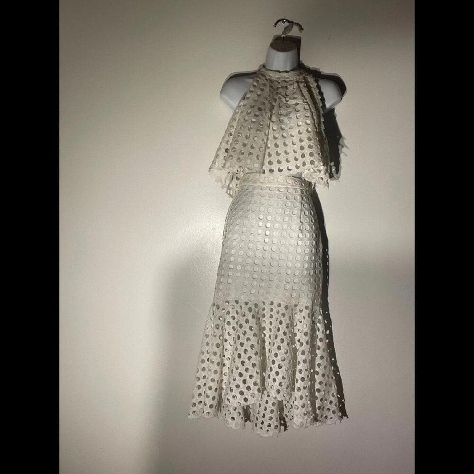 Other Dress Vacation Party Crop Halter 2pcs Polka Dot Size S / US 4 / IT 40 - 4 Thumbnail