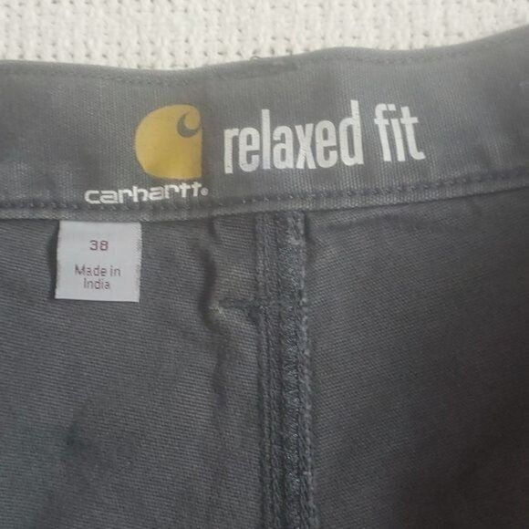 Carhartt Carhartt Relaxed Fit Carpenter High Rise Flat Front Gray Sz Size US 38 / EU 54 - 3 Thumbnail