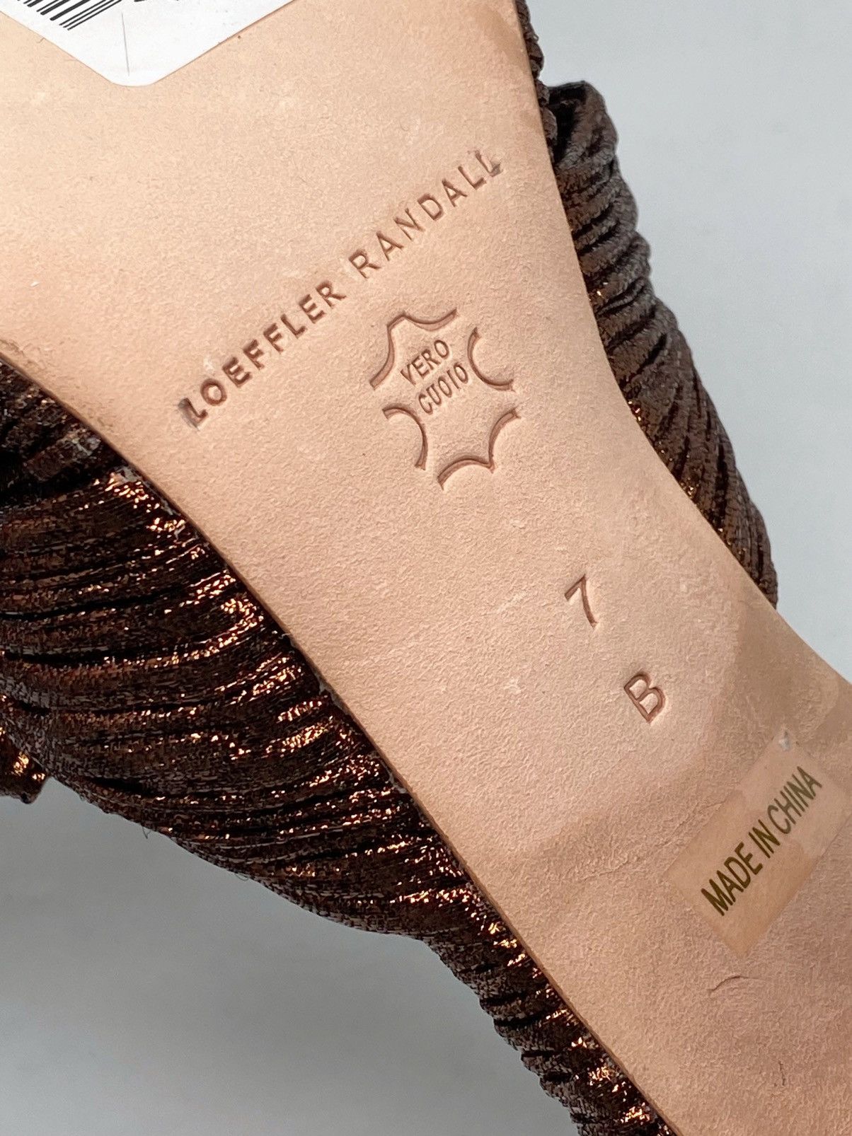 Loeffler Randall Loeffler Randall Metallic Lamé Block-Heel Mules size 7 Size US 7 / IT 37 - 13 Thumbnail