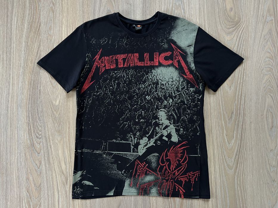 Vintage Vintage Energie Metallica Full Print T-Shirt | Grailed