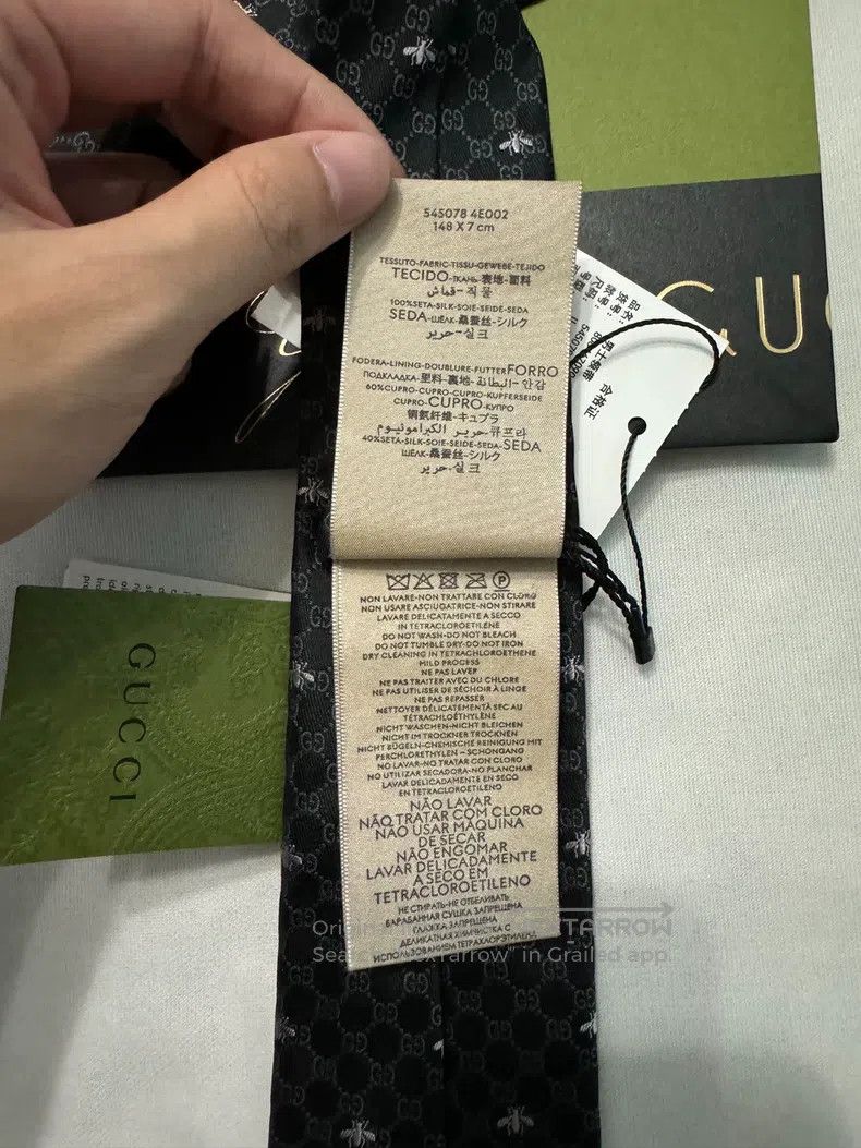 Gucci Gucci Classic full-print tie Size ONE SIZE - 4 Thumbnail